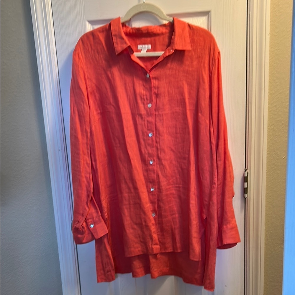 J.Jill Love Linen Hi-Lo Tunic.